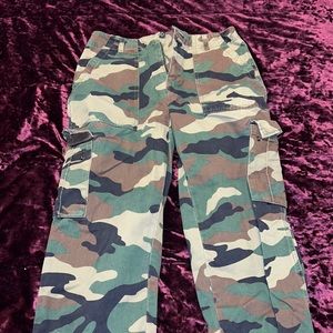 Forever 21 camo cargo pants